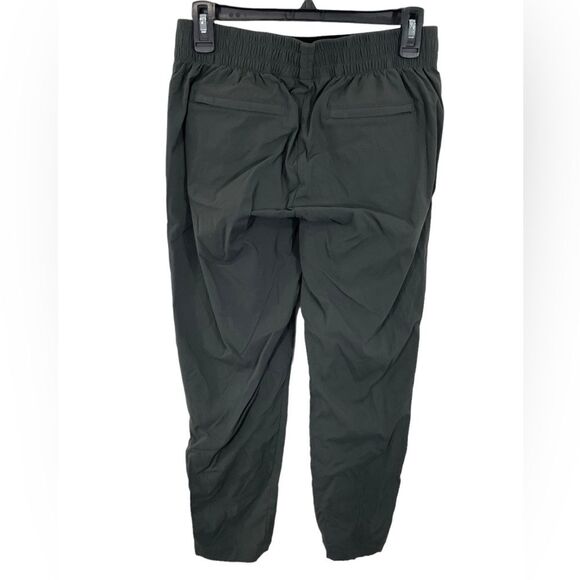 Athleta Mod Trekkie Crop Pants Size 4 Gray Black Pull On - Picture 4 of 8